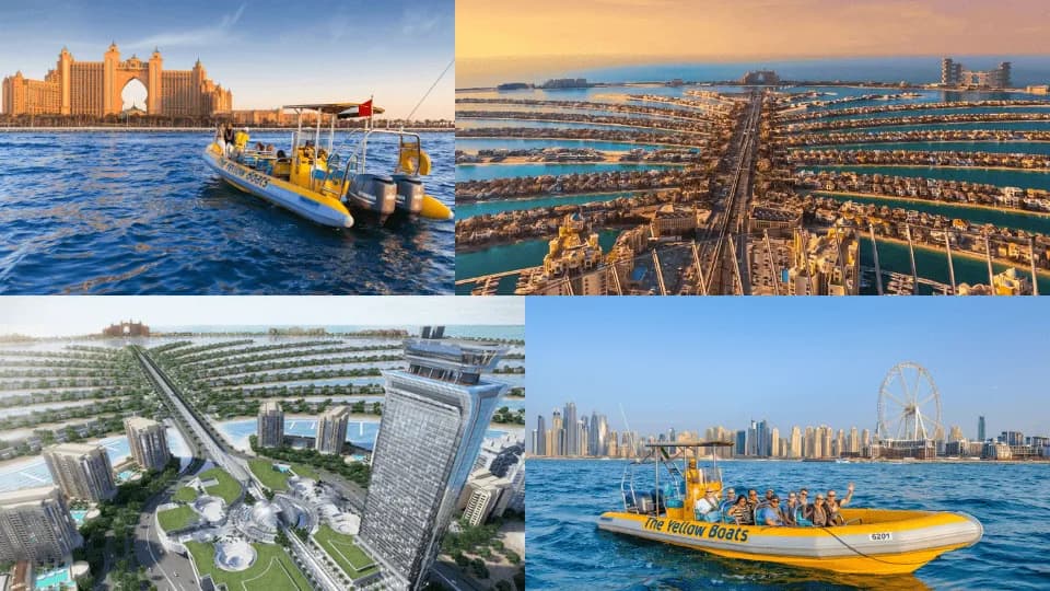 كومبو: جولة بالقارب البريميوم لمدة 99 دقيقة + إطلالة مجانية على جزيرة النخلة جميرا - Image 1